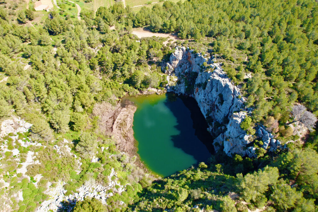 gouffre de l’Œil Doux aude actually vue aérienne drone