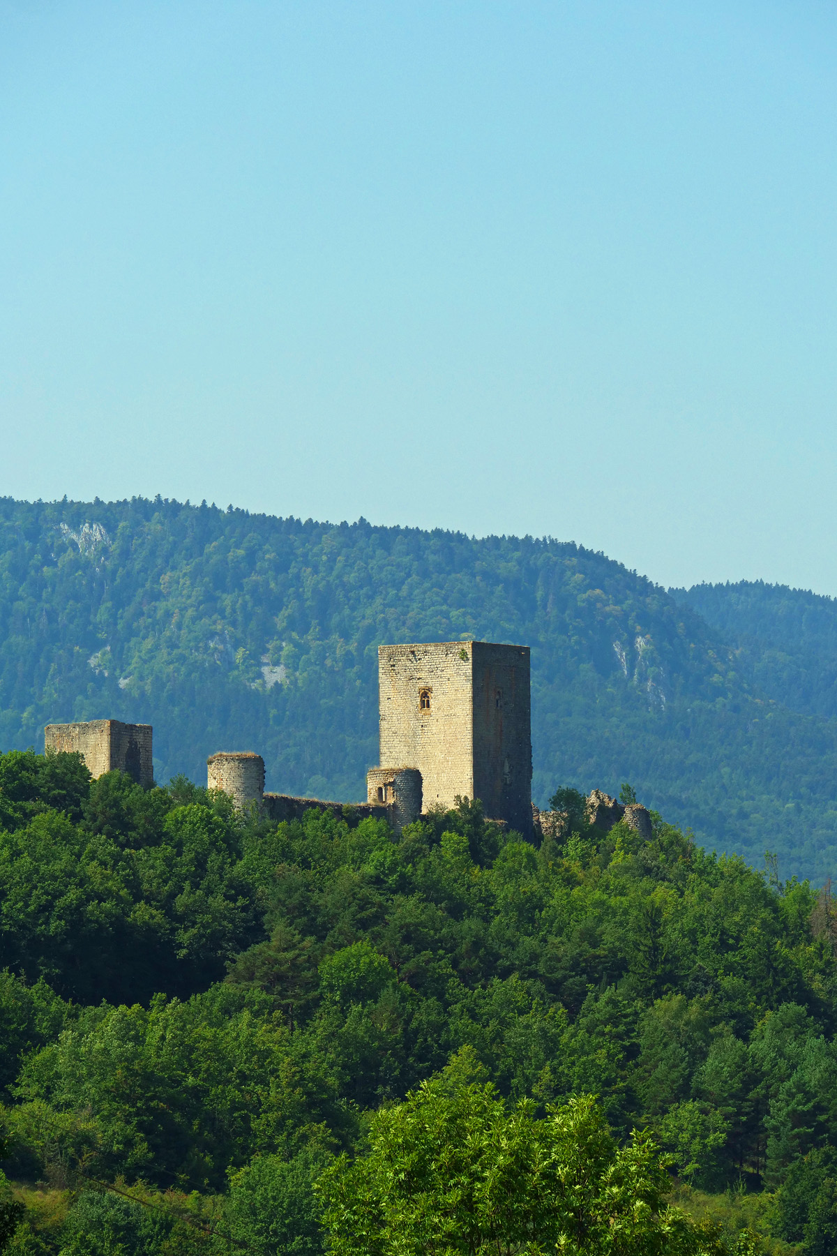 château de Puivert aude actually